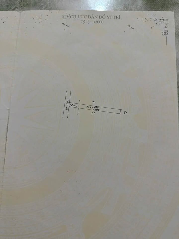 Đất mặt tiền ĐT 741, Phường Hòa Lợi, Bến Cát, 1200m² - Giá tốt, đầu tư sinh lời!