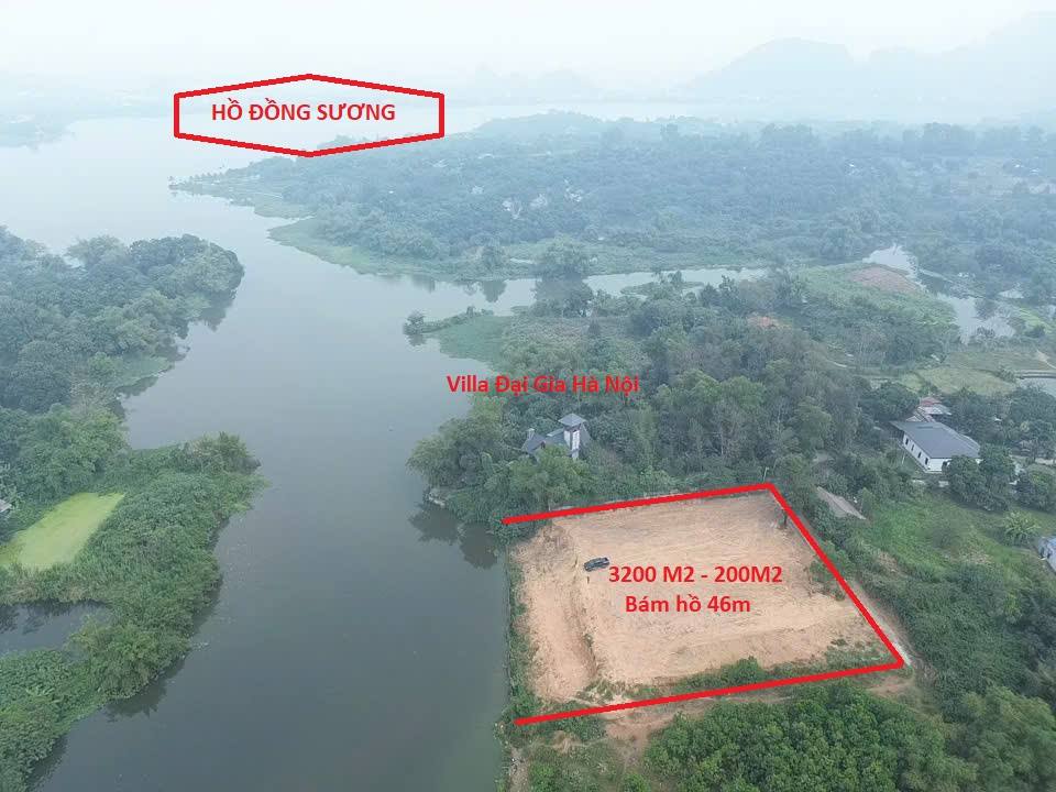 Đất bám hồ Đồng Sương, xã Liên Sơn 3200m² giá 11.9 tỷ - Cơ hội đầu tư tuyệt vời!