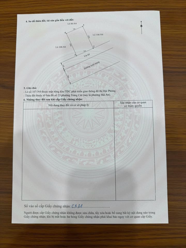 Đất TDC Tràng Cát Hải Phòng 70m² giá 4 tỷ - Đầu tư sinh lời ngay!