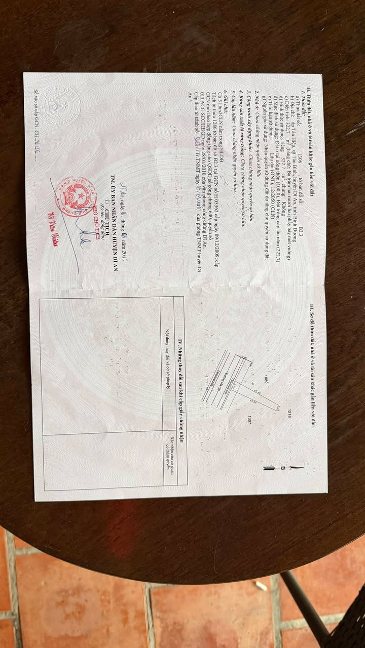 Đất nền Dĩ An 322m² giá thỏa thuận - Mặt tiền đường Nguyễn Thị Tươi