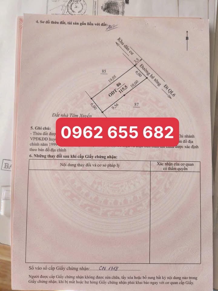 Đất thổ cư Mộc Sơn 117m² giá 2.25 tỷ - Vị trí đẹp, khu dân cư đông đúc