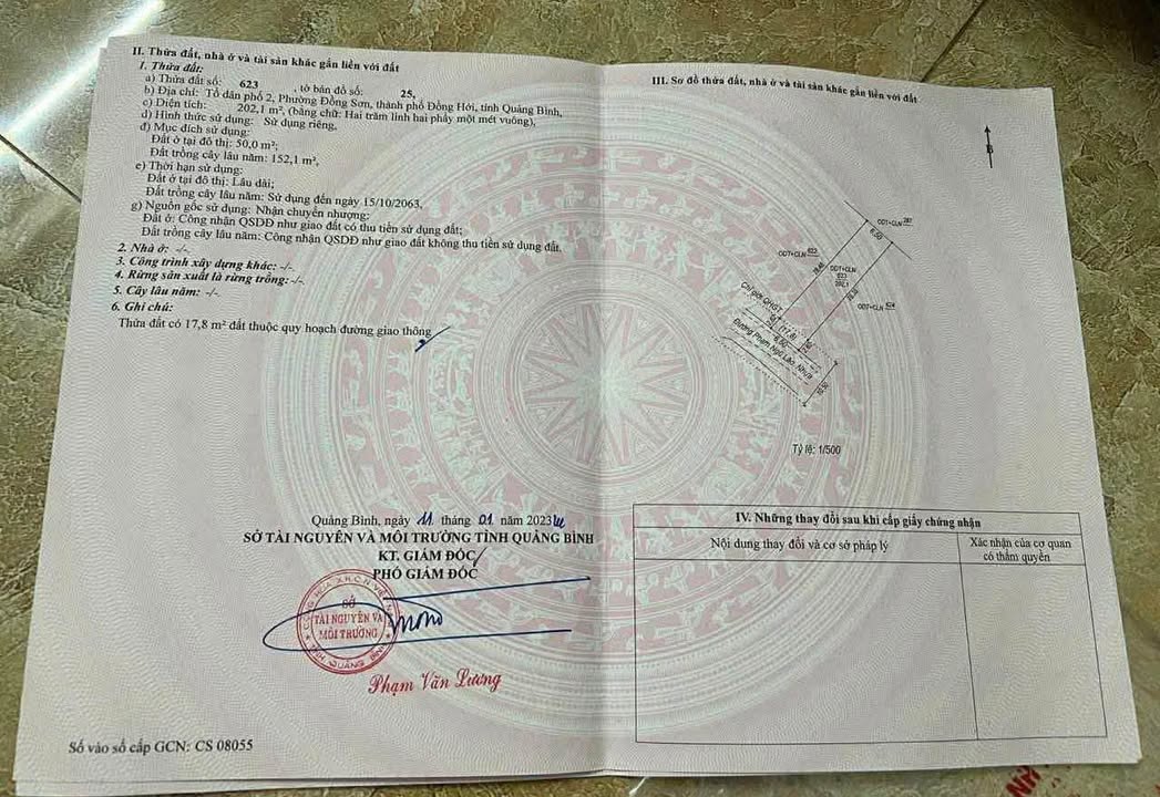 Đất mặt tiền Phạm Ngũ Lão, Đồng Hới, 202m² - Cơ hội đầu tư tuyệt vời!