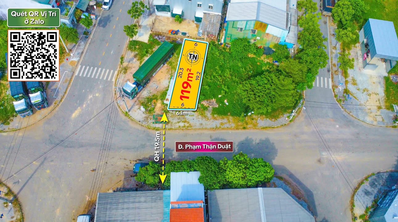 Đất mặt tiền Phạm Thận Duật, 119m², giá 2.55 tỷ - Tiềm năng đầu tư lớn!