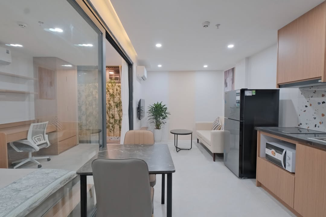 Căn hộ cho thuê tại Mỹ An, Đà Nẵng 1PN chỉ 11 triệu - Mới 100% và đầy đủ nội thất!