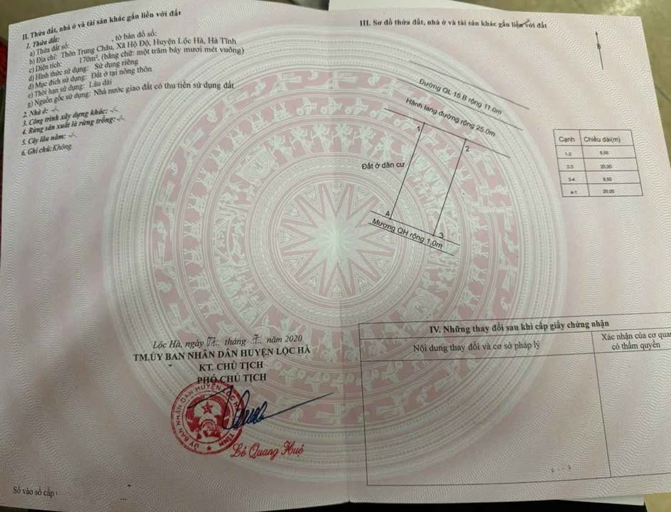 Đất nền Hộ Độ, Lộc Hà 170m² giá 3.5 tỷ - Kinh doanh thuận lợi!