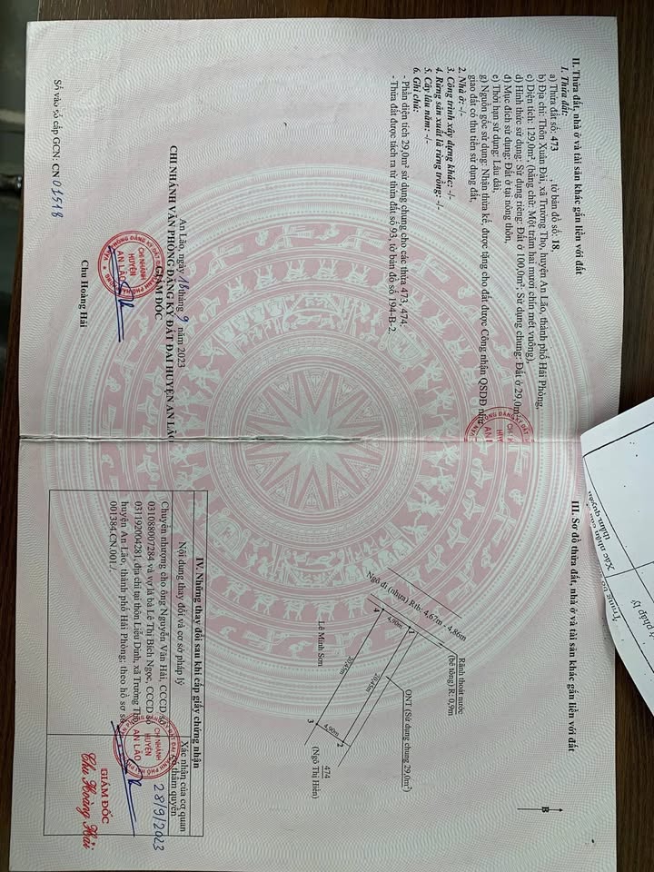 Đất nền Trường Thọ, An Lão 129m² giá chỉ 2,19 tỷ - Đầu tư sinh lời ngay!