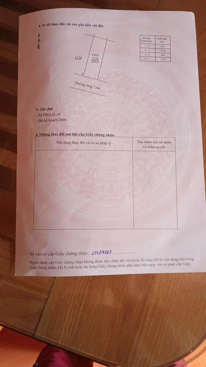 Đất nền Phú Lộc, Hậu Lộc 200m² giá 1 tỷ - Sổ đỏ chính chủ, vị trí tuyệt vời!