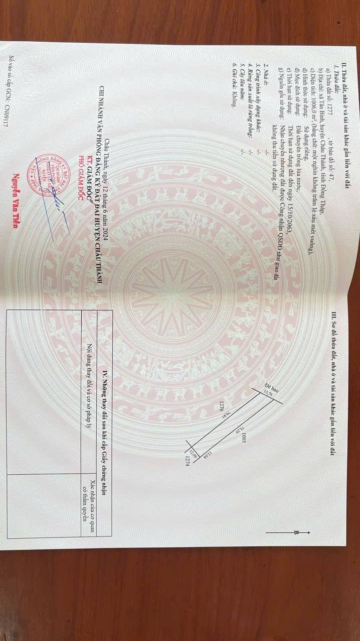 Đất nền 1000m² Tân Bình Châu Thành giá chỉ 250 triệu - Đầu tư sinh lời ngay!