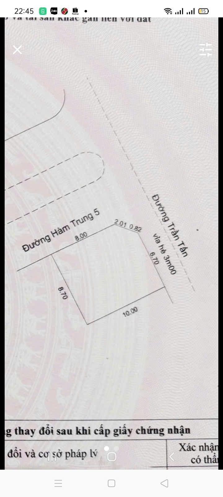 Bán lô đất góc mặt tiền đường Trần Tấn, Hòa Khánh, 85m² chỉ 4.65 tỷ - Cơ hội đầu tư tuyệt vời!