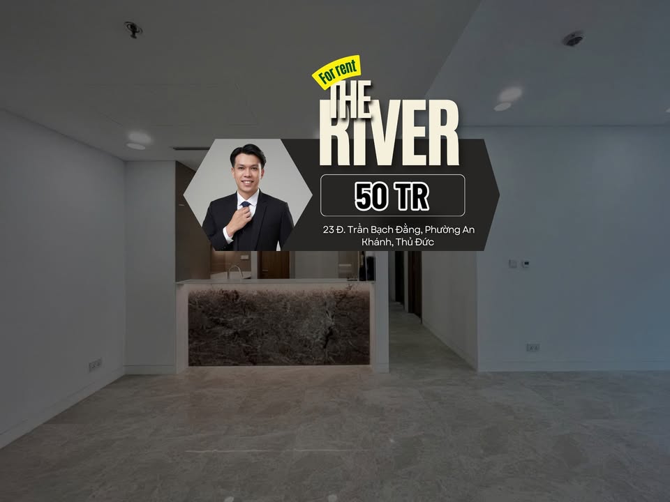 Căn hộ cho thuê The River Thủ Đức 120m² giá 50 triệu - View sông tuyệt đẹp!