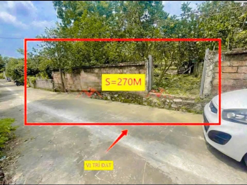 Đất nền 270m² tại Gò Cáo, Chương Mỹ - Giá đầu tư chỉ 10 triệu/m²!