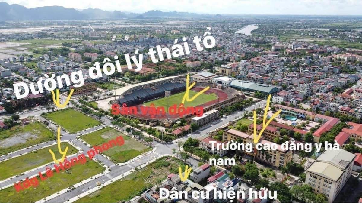 Đất đấu giá Trường Y, Lê Hồng Phong, Phủ Lý 100m² giá chỉ từ 42 triệu - Cơ hội đầu tư sinh lời!