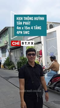 Nhà riêng Huỳnh Tấn Phát Quận 7 45.1m² giá 8 tỷ - Hẻm xe hơi thông thoáng!