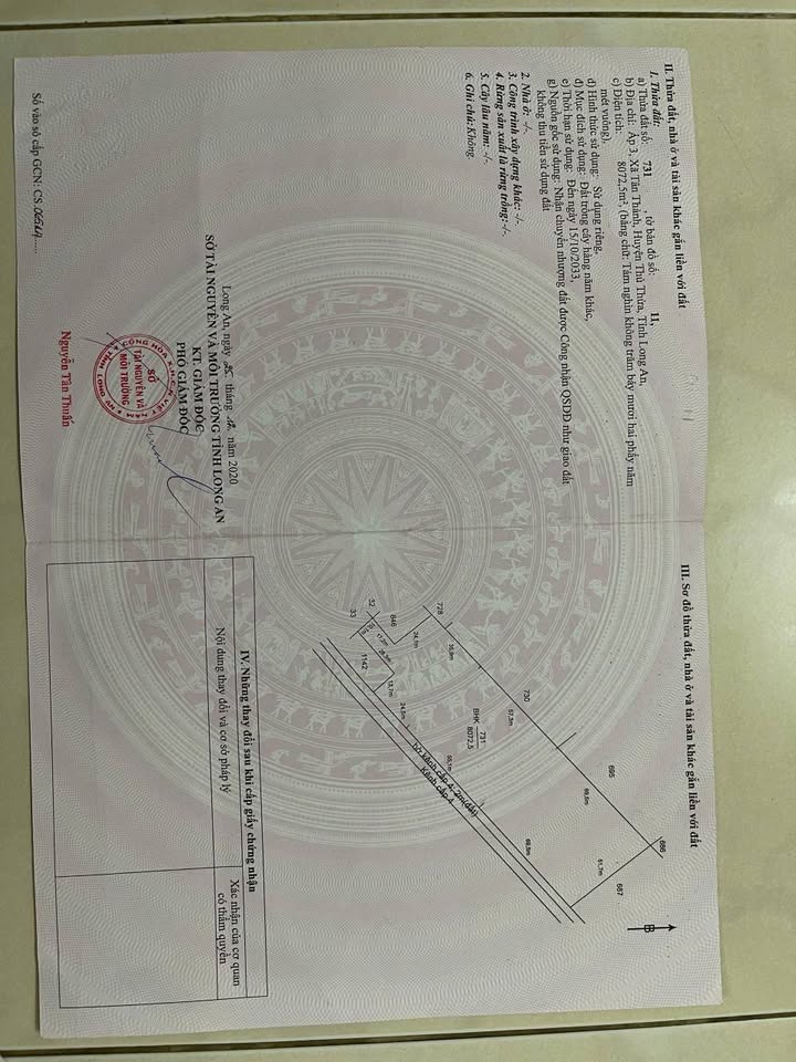 Đất thổ cư + vườn ĐT818 Tân Thành 8300m² giá 12.5 tỷ - Pháp lý rõ ràng