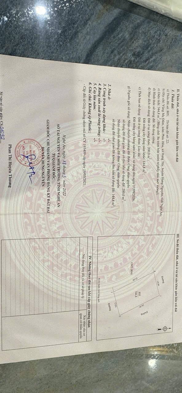 Đất nền Hưng Tây 345m² giá 9 tỷ - Phù hợp xây dựng khách sạn, nhà hàng!