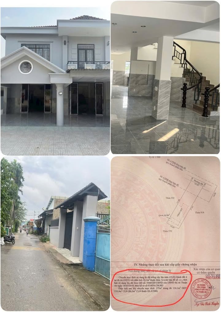 Nhà phố Lái Thiêu, Bình Dương 375m² giá 12.5 tỷ - Vị trí đắc địa, thuận tiện di chuyển!