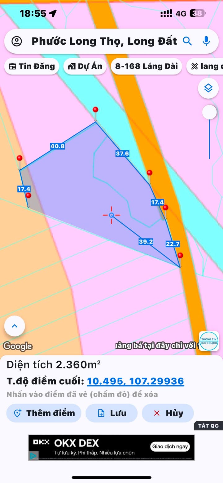 Đất nền Đất Đỏ 2300m² giá 5 tỷ - Đối diện khu công nghiệp!