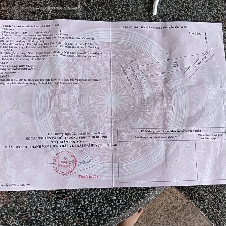 Đất nền An Thái, Phú Giáo 550m² giá 1.5 tỷ - Mặt đường nhựa kinh doanh đa ngành nghề