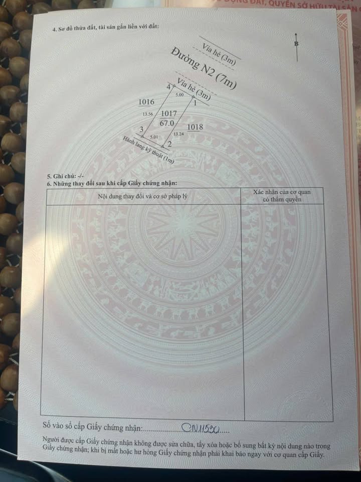 Đất nền Tân Hiệp, Tân Uyên 68.6m² giá 1.3 tỷ - Đầu tư sinh lời ngay!