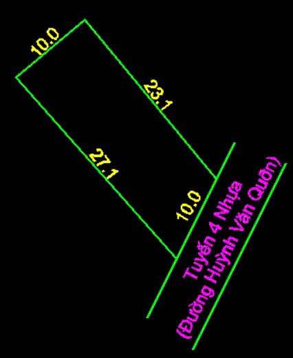Đất mặt tiền đường Huỳnh Văn Quỡn, phường 8, TP Trà Vinh 250m² giá 1.3 tỷ - Vị trí đắc địa cho đầu tư!