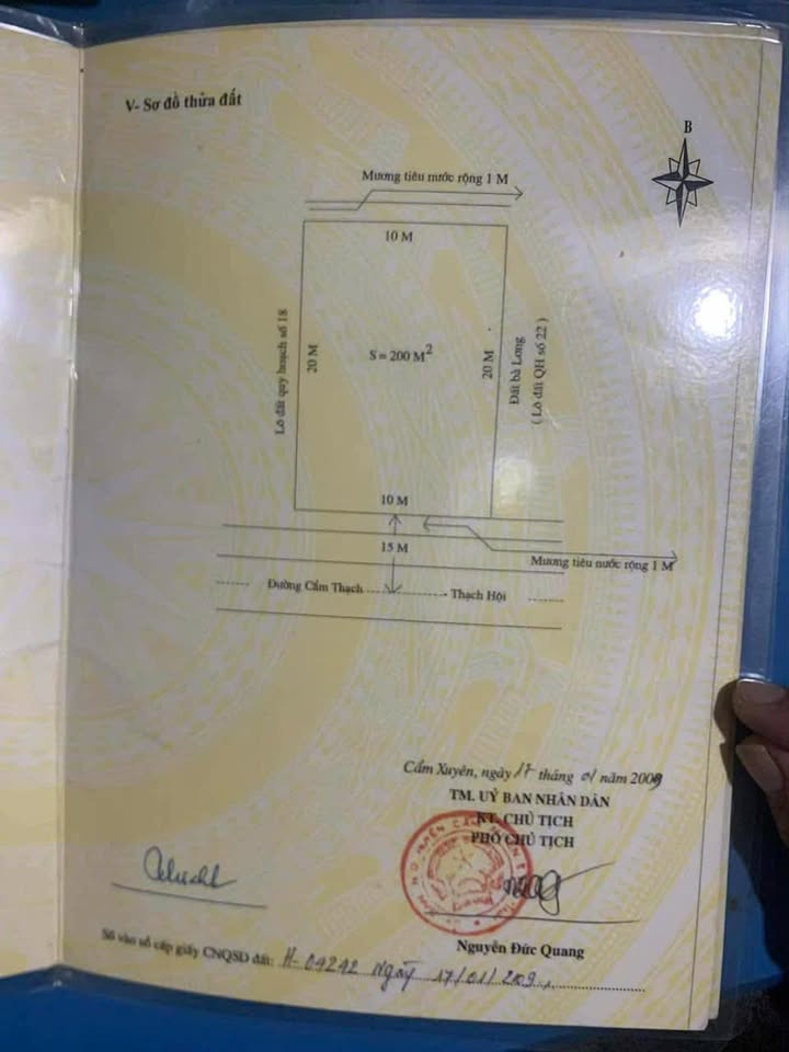 Đất nền Cẩm Thạch, Cẩm Xuyên 200m² giá 2 tỷ - Cơ hội đầu tư tuyệt vời!