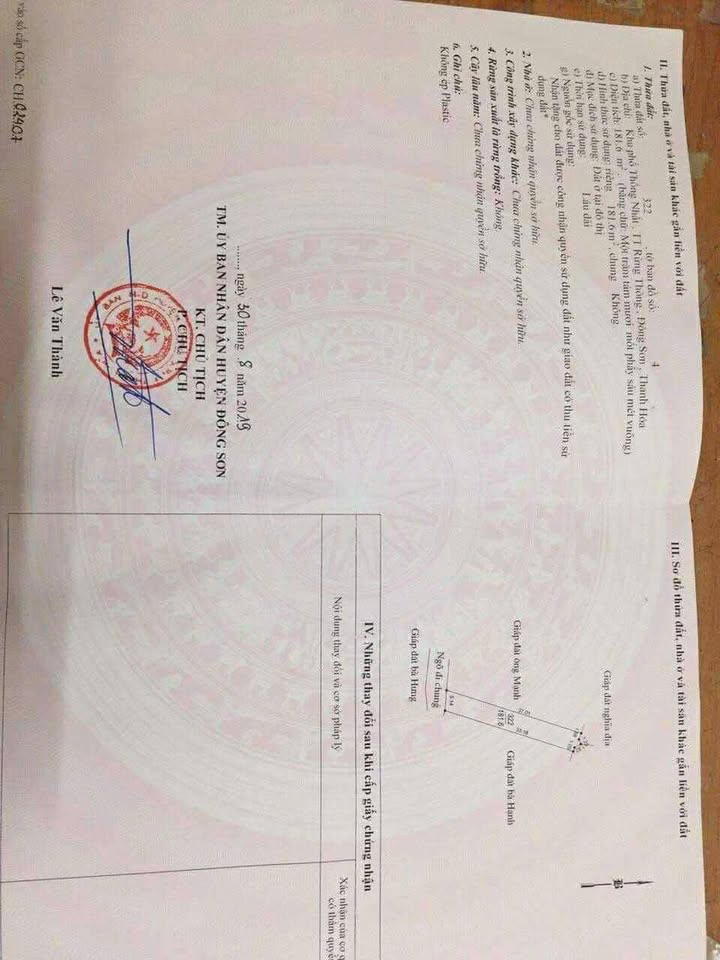 Nhà cấp 4 tại phường Đông Sơn, Thanh Hóa 142m² giá 2.5 tỷ - Cơ hội đầu tư hấp dẫn!