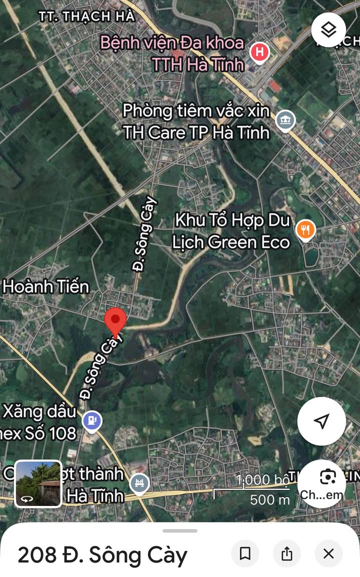 Đất nền Thạch Hà 300m² giá 6.15 tỷ - Mặt tiền đường Sông Cày 22.5m