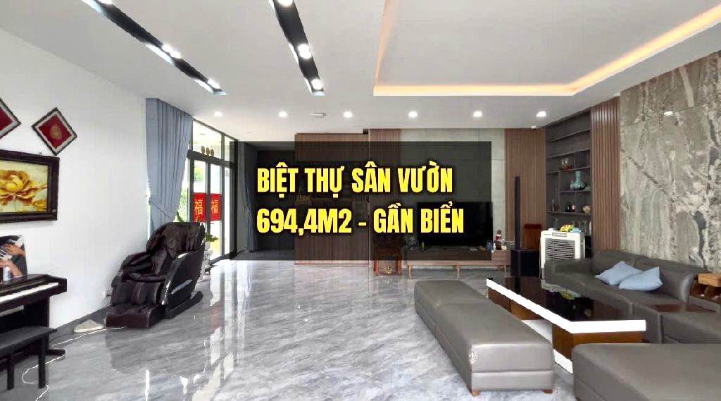 Biệt thự sân vườn Đà Nẵng 695m² giá 29 tỷ - Gần biển Sơn Thủy!