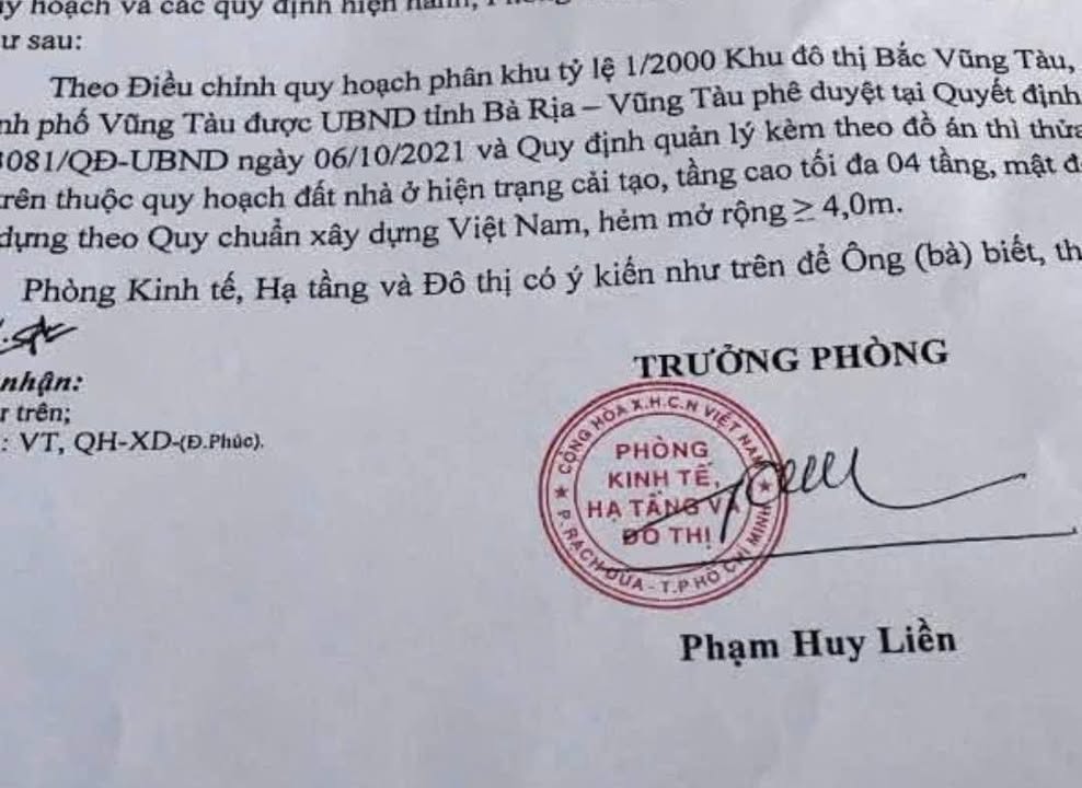 Đất mặt tiền Bến Nôm Vũng Tàu 84.2m² giá 2.95 tỷ - Cơ hội đầu tư hấp dẫn!