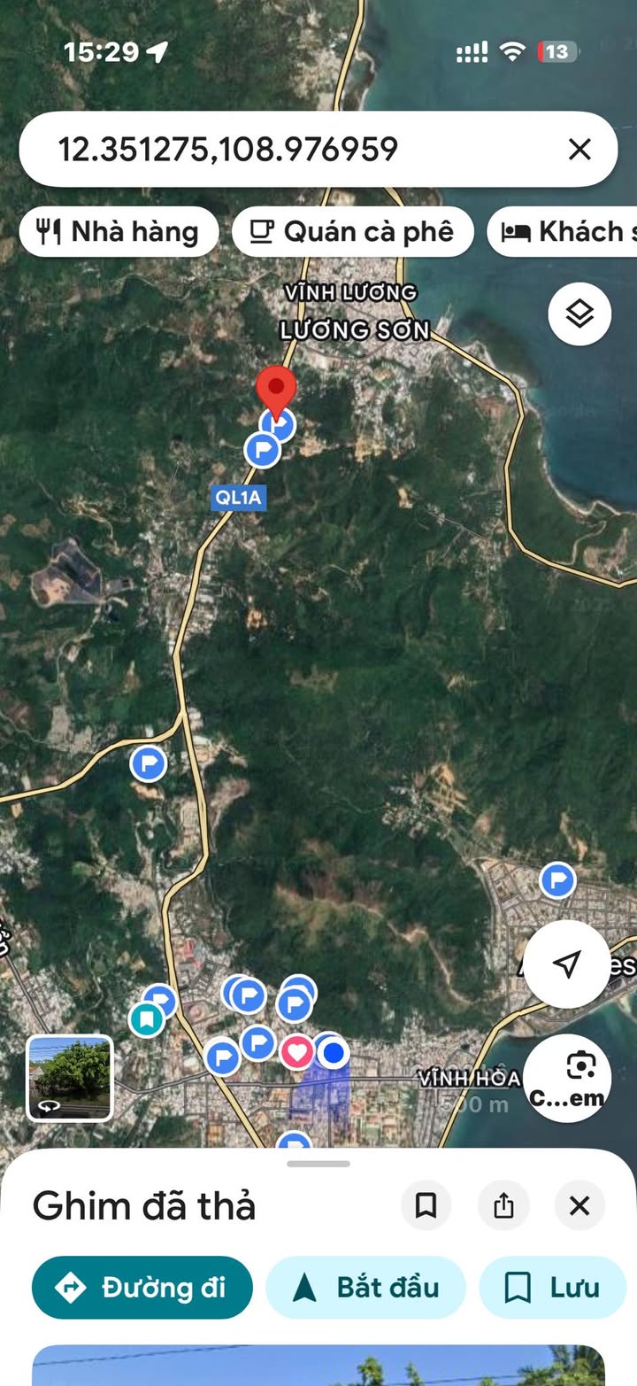 Đất nền Vĩnh Lương Nha Trang 81m² giá 1.3 tỷ - Mặt tiền Quốc lộ 1A