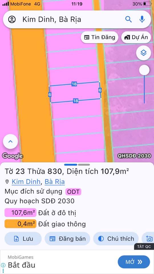 Đất nền dự án Đồng Nhân Kim Dinh 108m² giá 1.6 tỷ - Sổ đỏ chính chủ, đầu tư sinh lời!