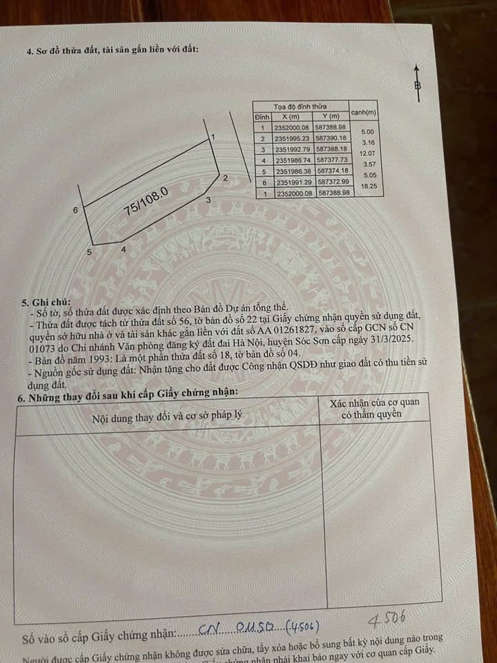 Đất nền Tiên Dược, Sóc Sơn 108m² chỉ 2 triệu/m² - Pháp lý rõ ràng, đầu tư sinh lời!