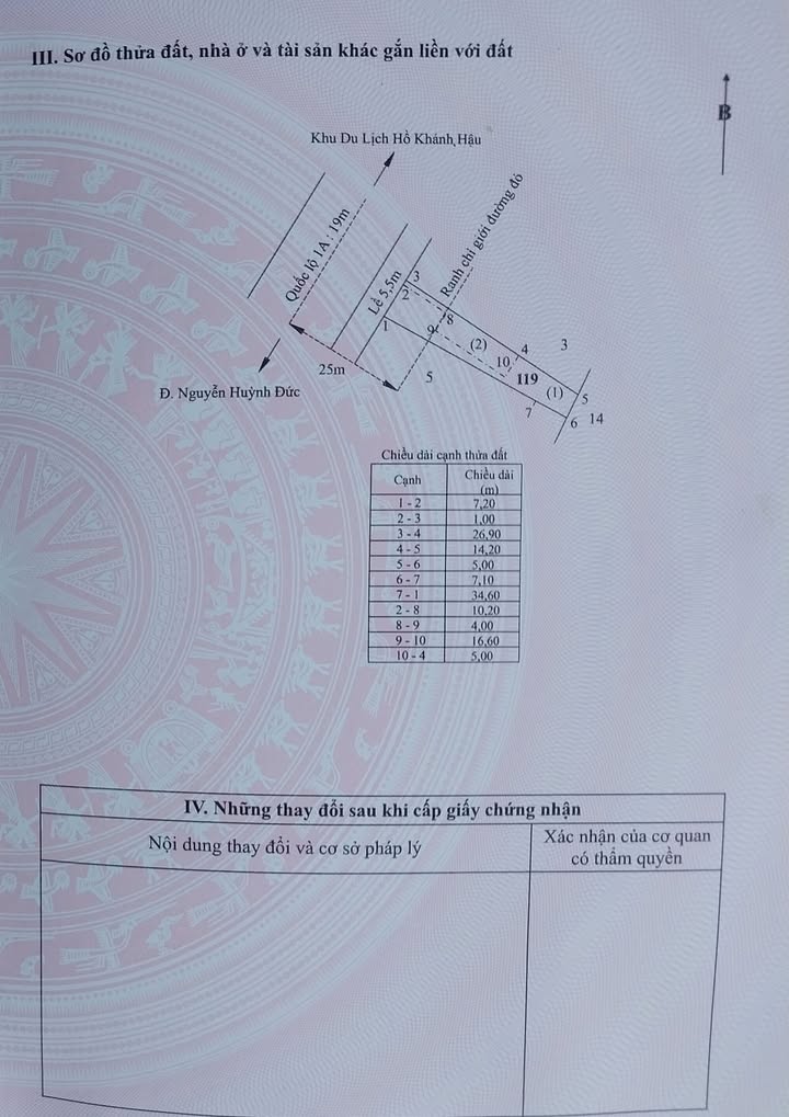 Đất mặt tiền Quốc lộ 1A TP. Tân An 344m² giá 4 tỷ - Sổ đỏ chính chủ, chốt gấp trước Tết!