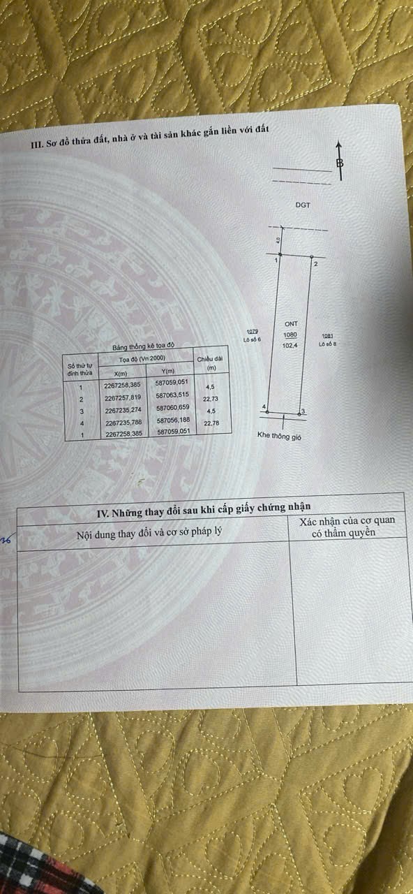 Đất nền Đông Thọ 102,4m² giá chỉ 1,1 tỷ - Sát trường học, gần chợ