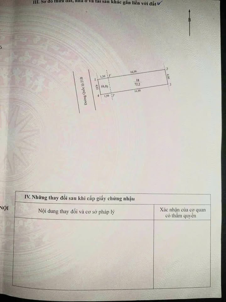 Đất mặt tiền đường Lê Lợi, Thị Trấn Vân Đình 72m² giá chỉ 90 triệu - Cơ hội đầu tư sinh lời!