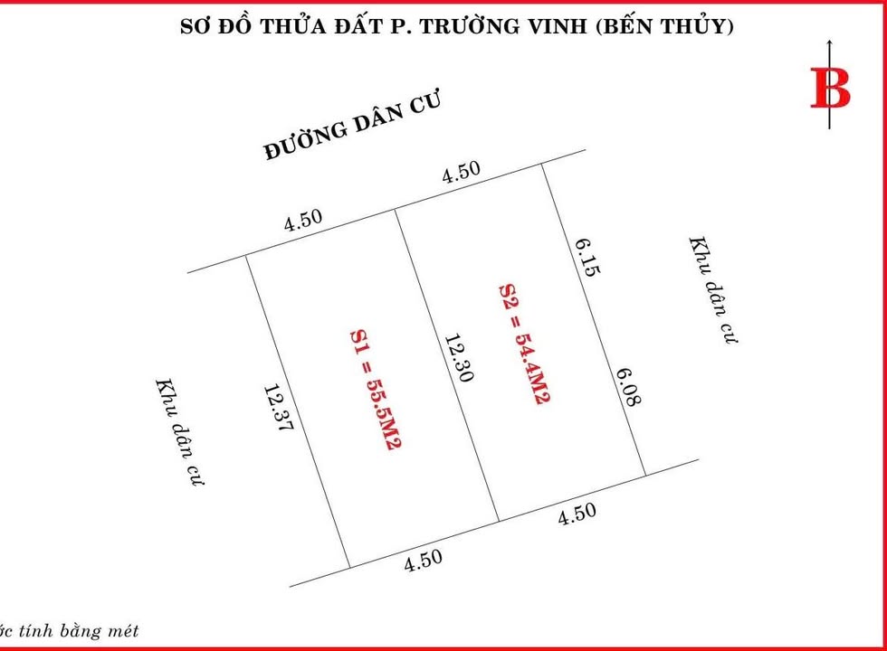 Đất nền đẹp Bến Thủy, Vinh 55m² giá 2 tỷ - Nơi an cư lý tưởng!