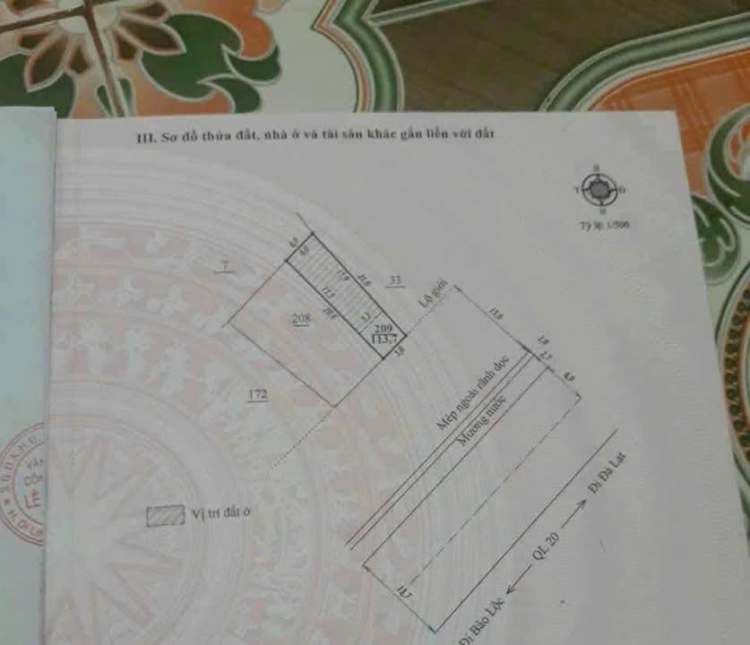 Đất thổ cư mặt tiền Quốc lộ 20, Đinh Trang Hòa 137.5m² - Kinh doanh đắc địa!