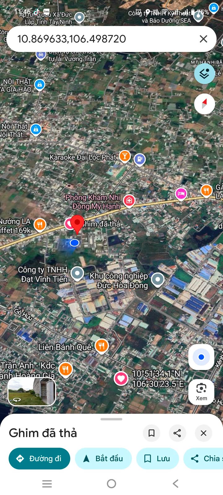 Đất thổ cư 80m² tại ấp Mới 2, Mỹ Hạnh Nam giá 1.05 tỷ - Sổ hồng chính chủ!