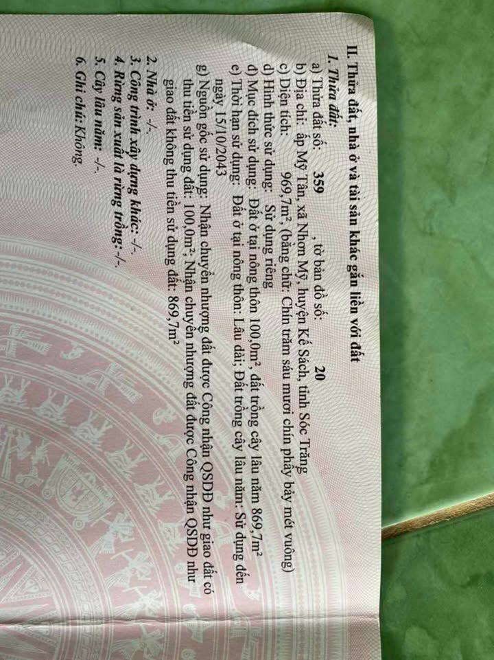 Đất thổ cư 100m² mặt tiền ô tô tại Nhơn Mỹ, Kế Sách, Sóc Trăng - Giá chỉ 750 triệu!