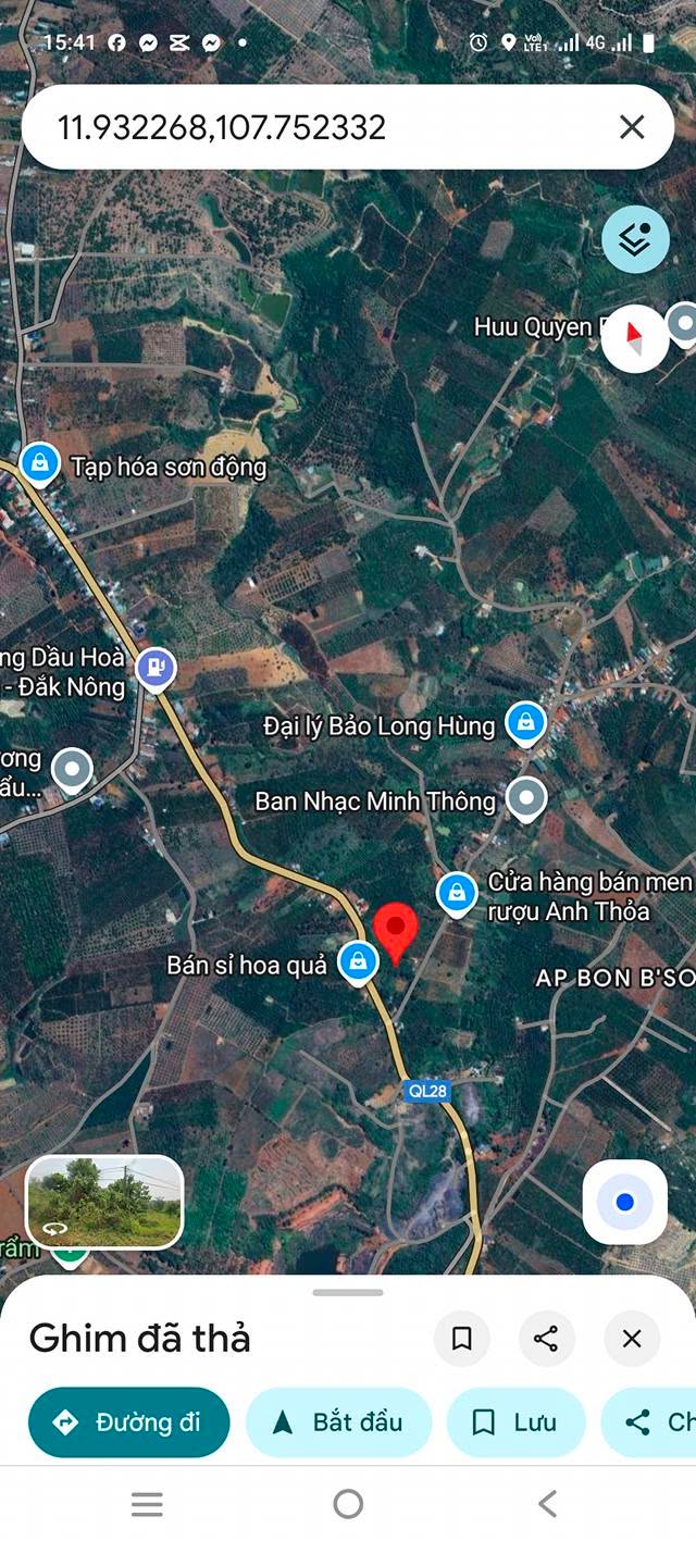 Đất mặt tiền Quốc lộ 28, Đắk Nia 200m² giá 6 tỷ - Đầu tư sinh lời ngay!