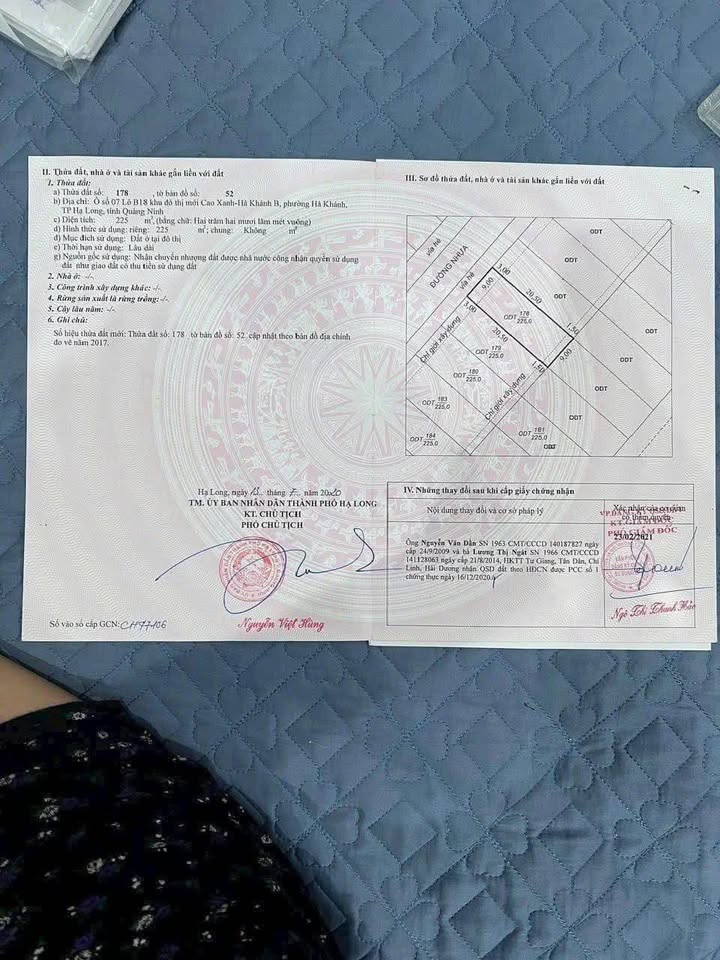 Đất nền 225m² tại Khu đô thị Hà Khánh B, Hạ Long - Đầu tư sinh lời cao!