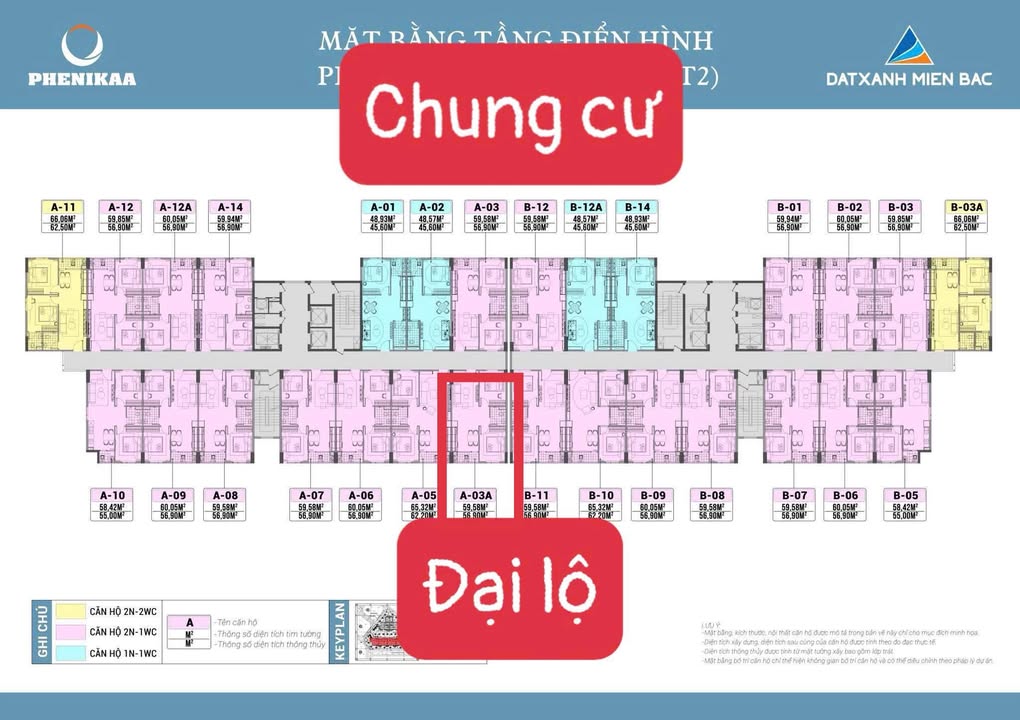 Căn hộ chung cư Phenikaa Thạch Thất 56m² giá 2 tỷ - Bàn giao full nội thất!