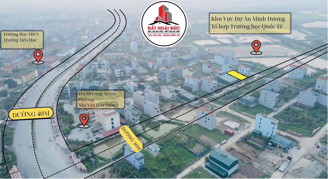 Đất dịch vụ Lại Yên, Sơn Đồng, Hoài Đức 62m² giá 140 triệu - Cơ hội đầu tư hấp dẫn!