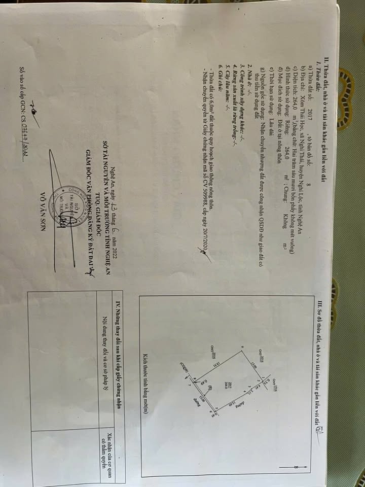 Lô đất mặt đường Thái Học Nghi Thái 264m² giá 3.96 tỷ - Đầu tư sinh lời ngay!