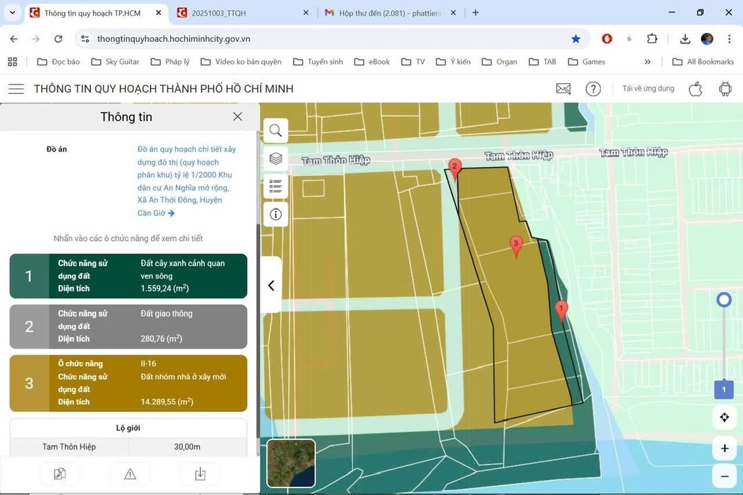 Đất nền Cần Giờ 3ha thổ cư mặt tiền Tam Thôn Hiệp - Giá 17 triệu/m², view sông tuyệt đẹp!