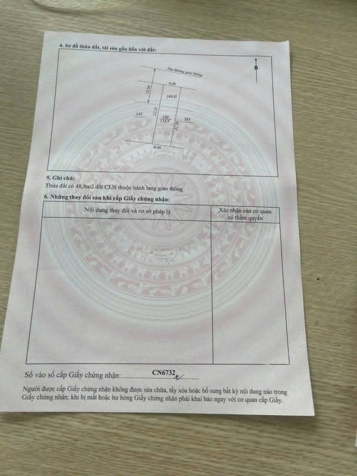 Lô đất 133,5m² tại xã Khe Mo, Đồng Hỷ - Giá 1,3 tỷ, chính chủ bán gấp!