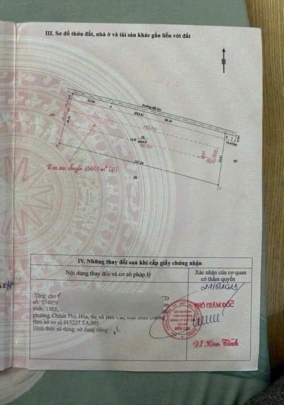 Đất phân lô Chánh Phú Hòa, Bến Cát 1500m² giá 23.5 tỷ - Đầu tư sinh lời ngay!