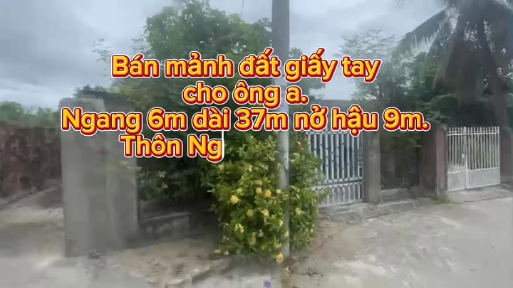 Đất nền thôn Ngọc Sơn Đông, xã Hòa Quang Bắc 200m² giá chỉ 195 triệu - Cơ hội đầu tư tuyệt vời!