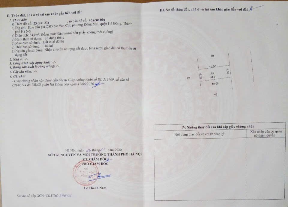 Đất phân lô vỉa hè phường Yên Nghĩa, 54m² giá 7 tỷ - Cơ hội đầu tư tuyệt vời!