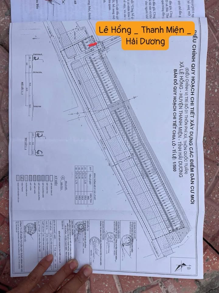 Đất nền Lê Hồng, Thanh Miện 120m² giá 3 tỷ - Lô góc tiềm năng đầu tư!